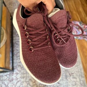Allbirds Women's Athletic Shoes in Burgundy